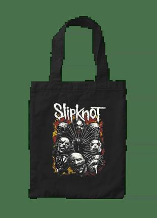 Шоппер с принтом slipknot