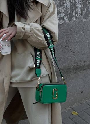 Женская сумка marc jacobs logo green8 фото