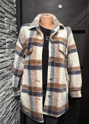 Пальто-рубашка zara