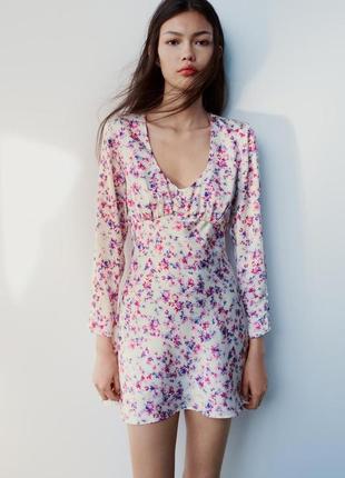 Сукня зара, zara , нова оригінал принт в квіти
