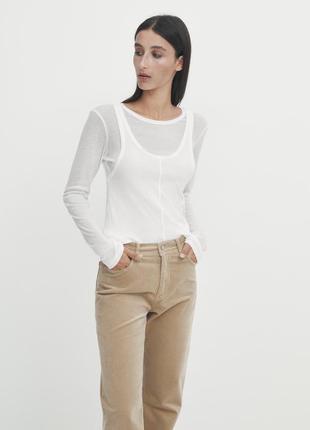 Лонгслів, топ massimo dutti