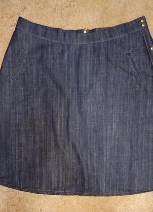 Джинсовая юбка женская souven a fashion, 2xl