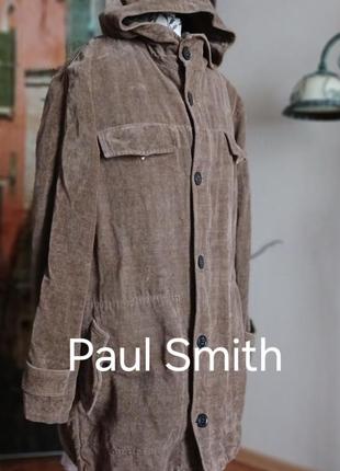 Куртка paul smith плащ пальто котон льон