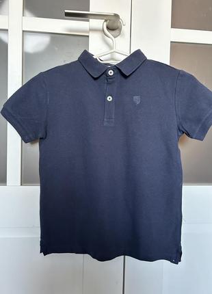 Темно-синє поло зара zara, 7 років, 122см