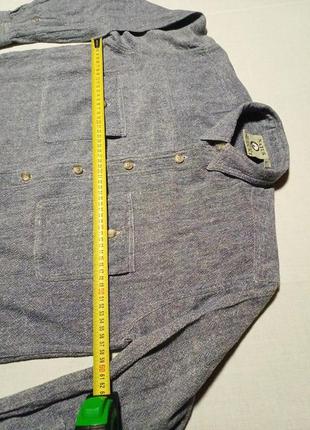 Рубашка vintage воротник 39 cм natur produkt 100% baumwolle4 фото