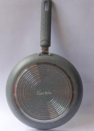 Сковорода с антипригарным покрытием eco granite con brio св-23154 фото