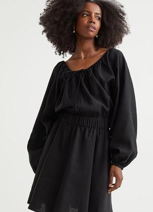 Сукня з льону від н&м