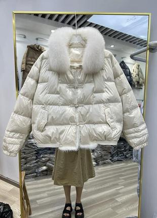 Куртка з натуральним хутром