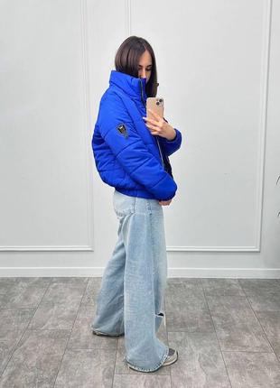 Демісезонна куртка з нашивкою ivi від 42 до 52 розміру