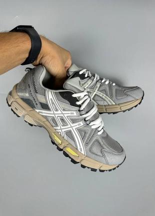 Чоловічі сірі спортивні кросівки asics gel kahana 8