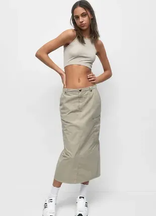 Юбка-карго pull &amp; bear
