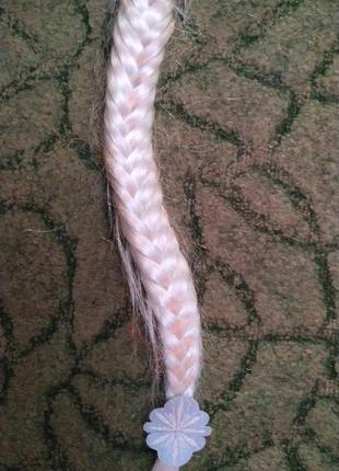 Коса принцессы эльзы, дисней, заколка