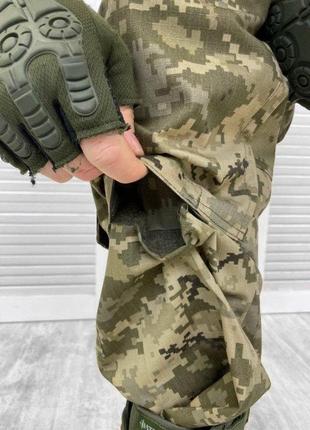 Військовий тактичний костюм піксель гост костюм для військових зсу кітель штани піксельні9 фото