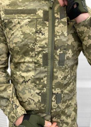 Військовий тактичний костюм піксель гост костюм для військових зсу кітель штани піксельні7 фото