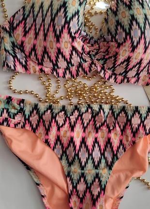 Купальник victoria's secret original 36c 80c 40 42 l яскравий2 фото