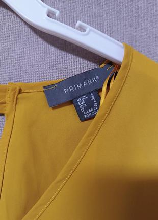 Жёлтая блуза primark 5