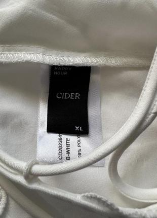 Кроп топ у квітковий принт зі шнурівкою ззаду cider6 фото