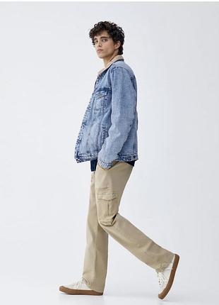Джинсова куртка осіння куртка pull&bear
