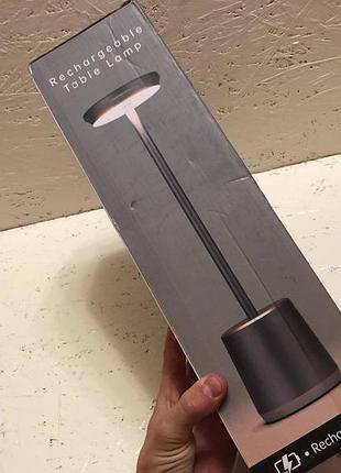 Акумуляторна бездротова настільна лампа, портативна лампа 5200 маг