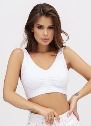 Топ лиф бюст без косточек бесшовный бюстгальтер