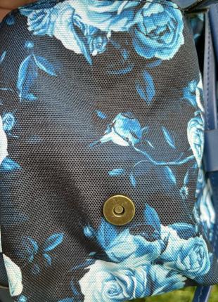 Рюкзак українського бренду bagland багланд blue white9 фото