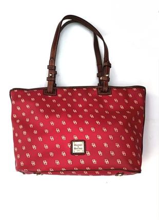 Dooney & bourke leather gretta  кожаная сумка шоппер /10659/