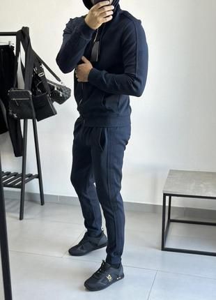 Спортивний костюм armani exchange чорний і синій