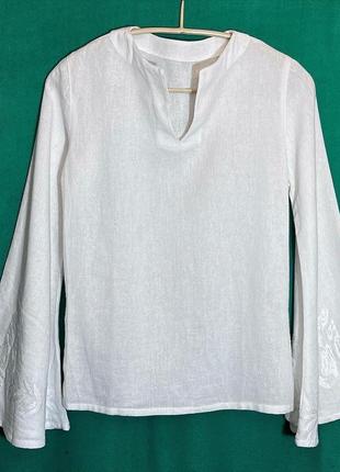 Lagudya, блуза из хлопка ручной работы, made in paraguay.1 фото