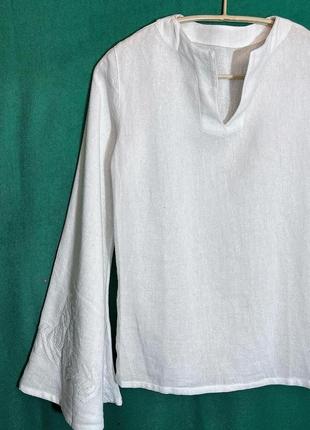 Lagudya, блуза из хлопка ручной работы, made in paraguay.4 фото