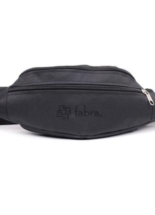 Универсальная сумка на пояс из качественного полиэстера fabra 22580 черный10 фото