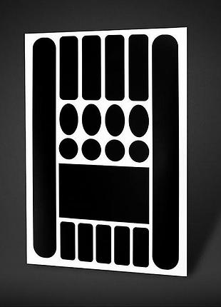 Наклейки на раму чорні захисні для велосипеда