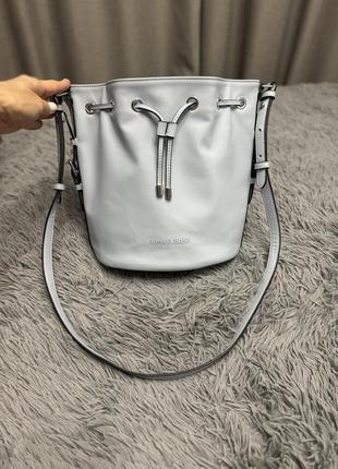 Сумкка блакитного кольору аrmani jeans