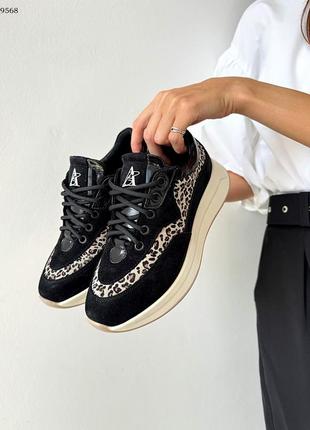 Кроссовки женские натуральная замша5 фото