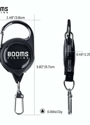 Ретрактор брелок-рулетка на карабине для ключей и мелких инструментов2 фото