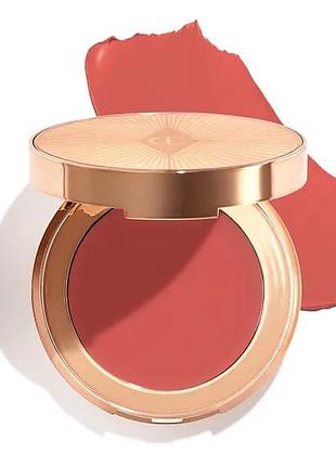 Кремові рум'яна-помада charlotte tilbury beautiful skin island glow lip & cheek beach peach glow 2.5 г