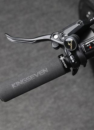 Грипси kingseven чорні ручки для керма велосипеда грипси губка