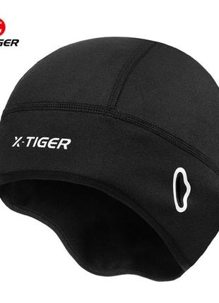 Вело підшоломник x-tiger lf7741 з виндстопером отворами окулярів