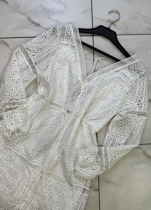 Ажурна в'язана сукня сарафан з відкритою спиною s (42-44-46)