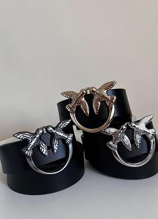 Ремень пояс женский кожаный + коробка 🎁 в стилі pinko / ремень пояс женский кожаный в стиле pinko