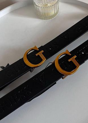 Ремень пояс женский кожаный в стиле guess / ремень пояс жэнcкий кожаный в стиле guess