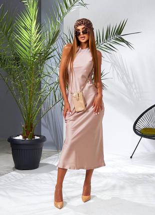 Довга сукня облягаюча шовк6 фото