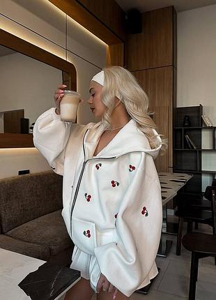 Худи zip cherry в наличии 3