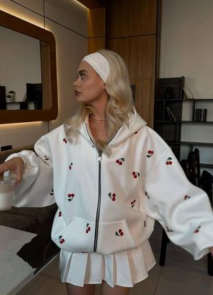 Худи zip cherry в наличии 5