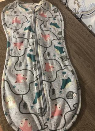 Євро пелюшка-кокон на блискавці