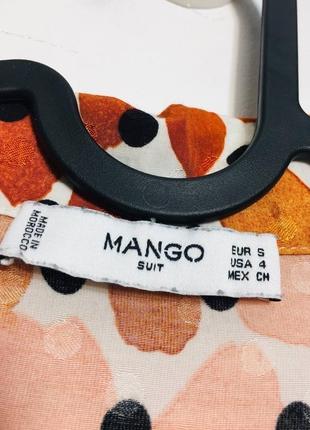 Рубашка оверсайз в стиле ретро mango suit s арт. #27263 фото
