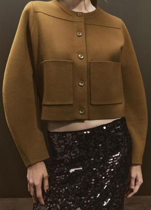 Кардиган жіночий оливковий zara new