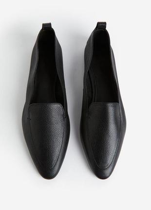 H&amp;m premium selection кожаные лоферы