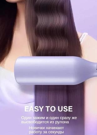 Професійні щипці для завивання волосся, щипці керамічні (плойка для завивання волосся) 32 мм3 фото