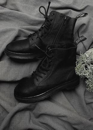 Ботинки кожа осенние кроссовки кеды dr.martens martens черевики чоботи