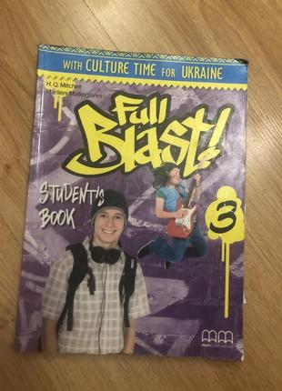 Книжка , англ мова 8-9 клас full blast 3 частина